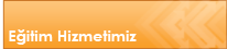 E�itim Hizmetimiz